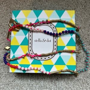 Stella and Dot Multicolor Reina Necklace NIB